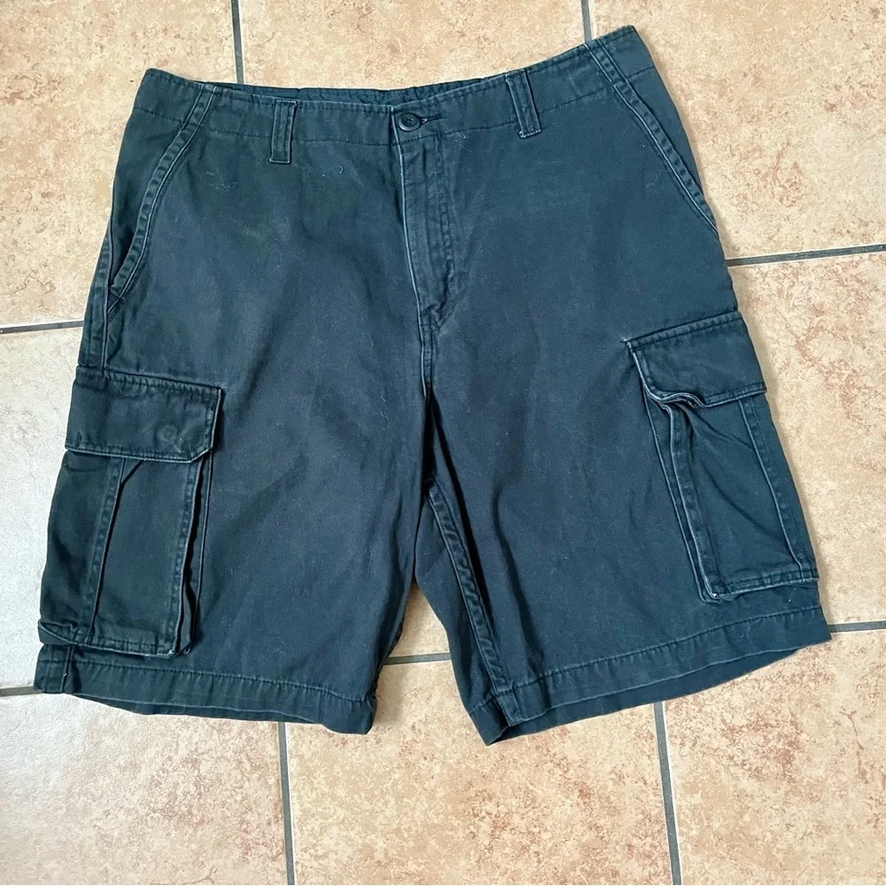 Faded Glory Black Cargo Shorts with Classic Design - Picture 5 of 6